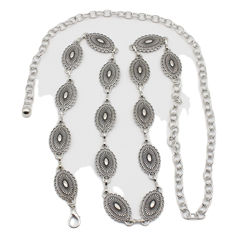 Amazon waist chain ladies fashion decoration with skirt suit belt Joker sweater chain waist cover summer