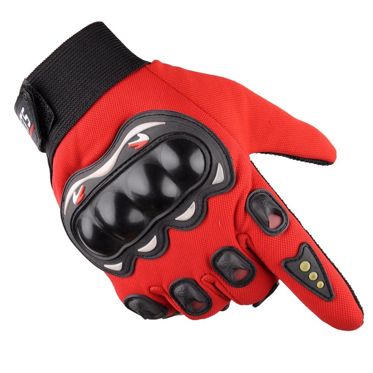 Picture of Full-Finger Off-Road Spring, Summer and Autumn Cycling Half-Finger Motorcycle Cycling Gloves Outdoor Hard Shell Hand Guard Protective Motorcycle Gloves