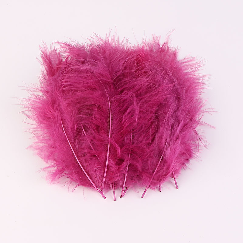 Picture of Cross-Border Wholesale Turkey Feathers Pointed Tail Velvet Feathers Colorful Feathers Dream Catcher Feathers Feather Lamp Wave Ball Feathers