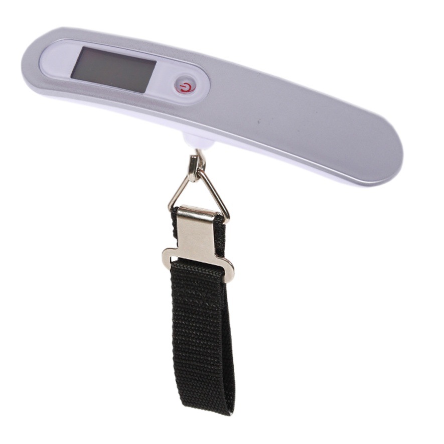 Household electronic portable scale 50kg portable portable stainless steel luggage scale express scale package scale hook wholesale
