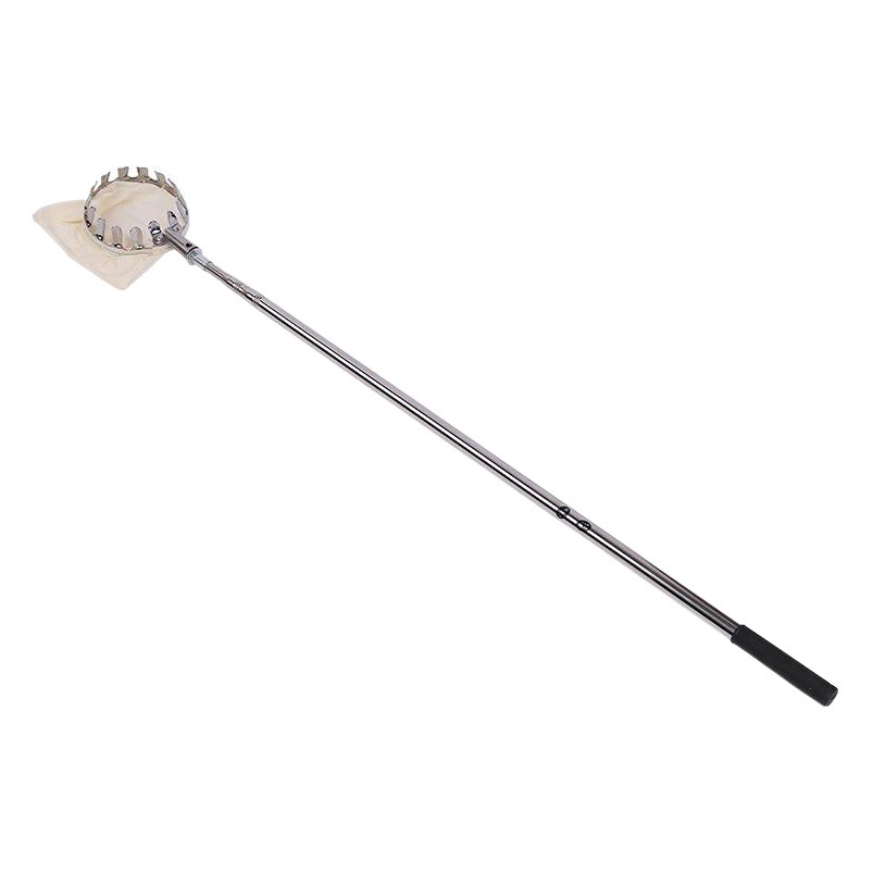 Wholesale telescopic fruit picker multi-specification stainless steel fruit picker lengthened orchard high-altitude long rod fruit picker