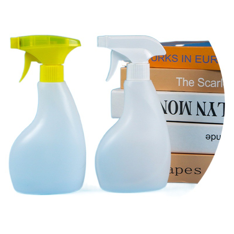 Supply 350ml bathroom cleaner spray bottle 400ml disinfectant spray bottle HDPE oil cleaning spray gun flat bottle