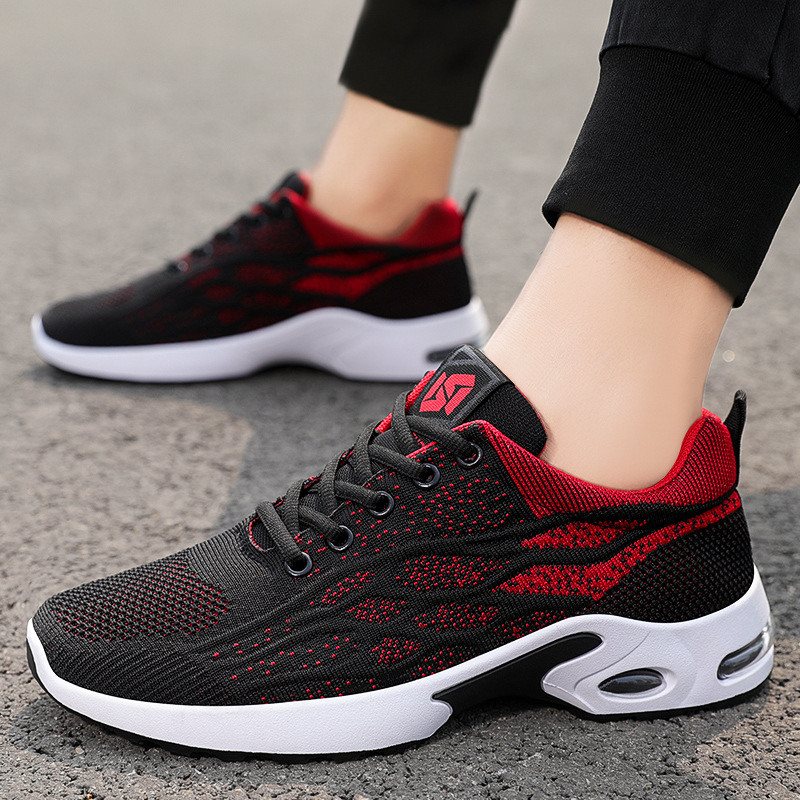 Picture of Men's Sports Shoes 2025 Foreign Trade Shoes Men's Breathable Lace-Up Running Shoes Korean Style Lightweight Casual Men's Shoes Breathable and Lightweight