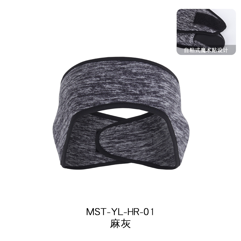 Picture of Ruidong Amazon Outdoor Cycling Running Warm Headband Adjustable Velcro Polar Fleece Ear Protection Fleece Headband