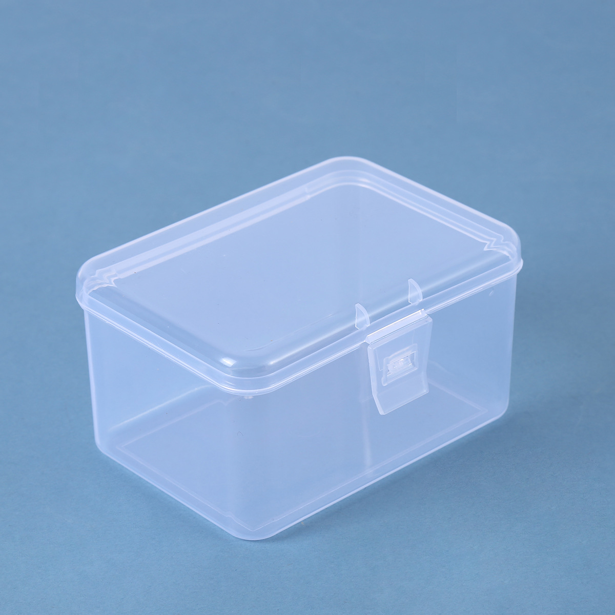 Rectangular pp transparent plastic packaging box stationery box sample display box hardware parts tool jewelry storage box