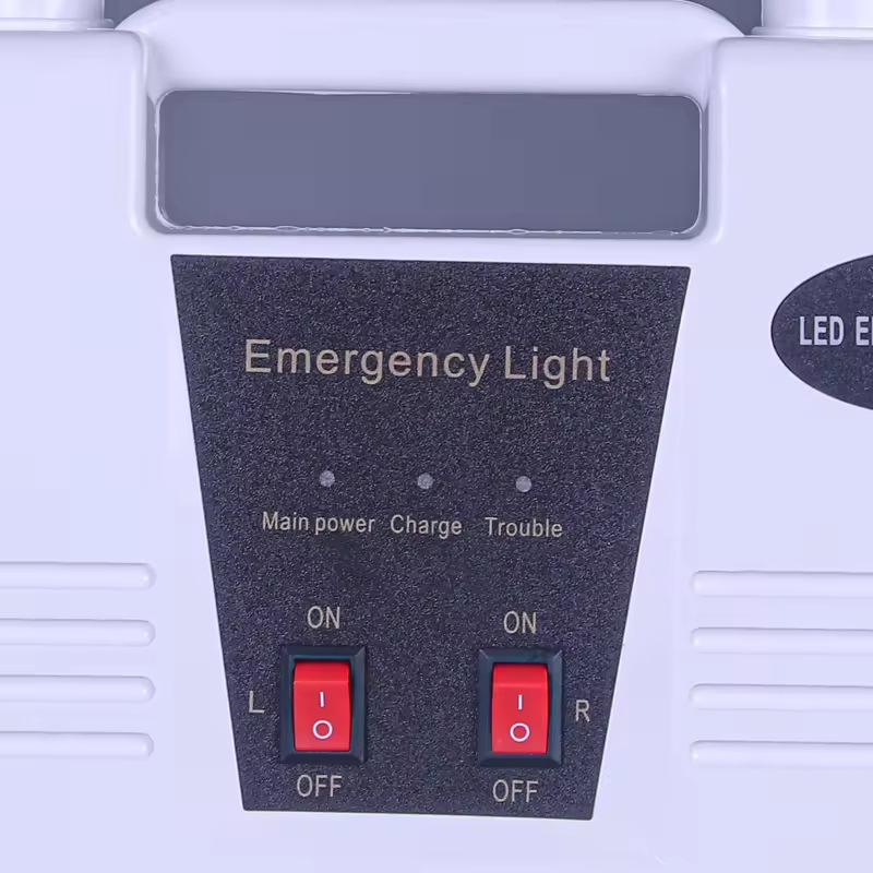 Picture of Foreign trade emergency lights, cross-border American and European plugs, emergency evacuation channels, fire protection, double-headed emergency lighting, wall lights