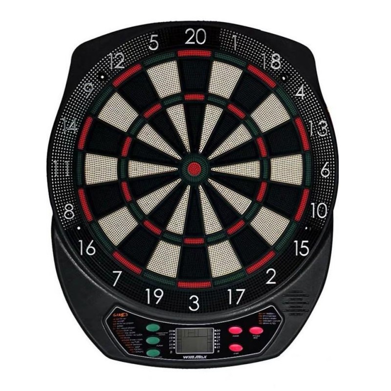 18-inch electronic darts set with automatic scoring dartboard and soft dart needles