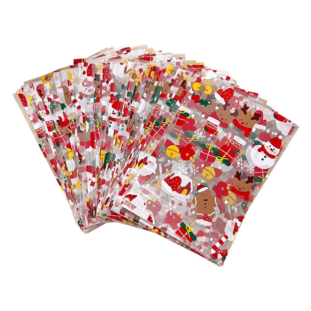 New Christmas Eve Apple packaging bag transparent Candy packing bag couple holiday gift bag wholesale female