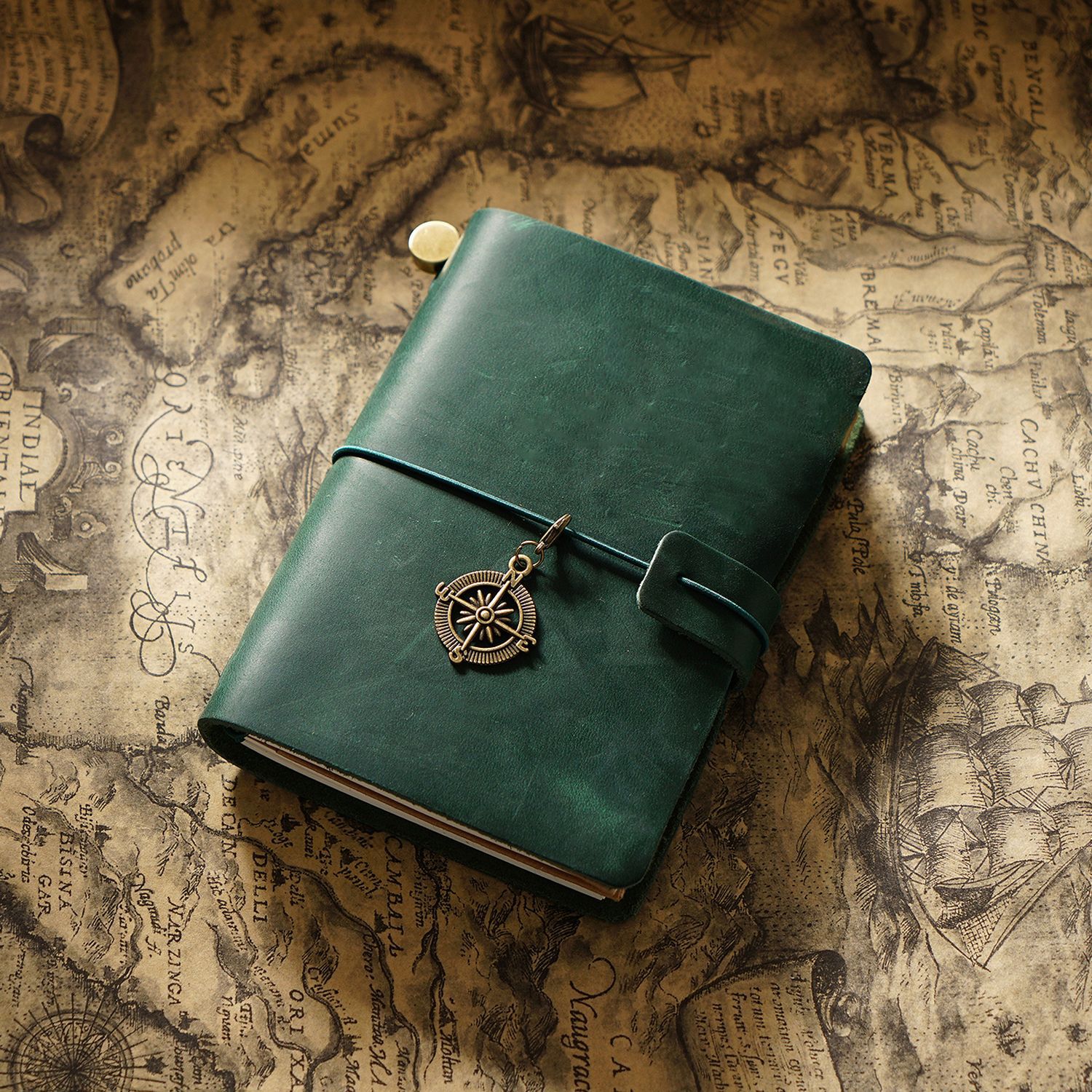 Picture of Travel Notebook Notebook Cowhide Genuine Leather Diary Retro Notepad Creative Record Tn Spot Wholesale