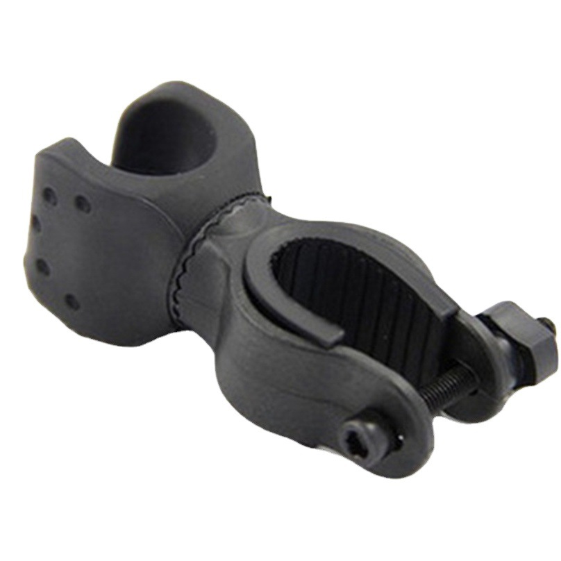 New U-shaped 2-generation 360-degree rotating car clip bicycle bracket lamp clip Flashlight lamp holder factory wholesale