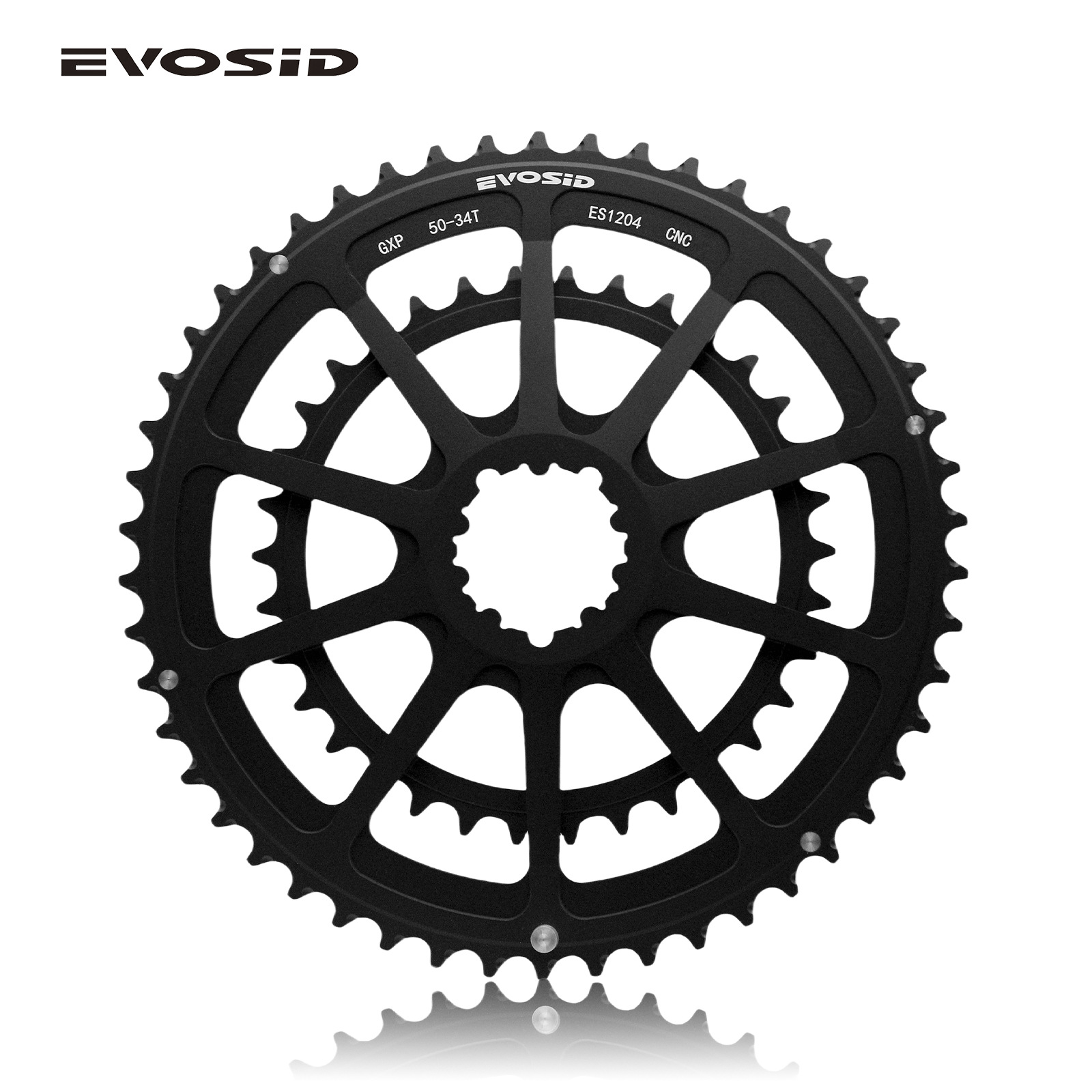 EVOSID road car tooth plate 11 12-speed folding tooth plate 24-speed hollow crank chrysanthemum plate double plate 34/50