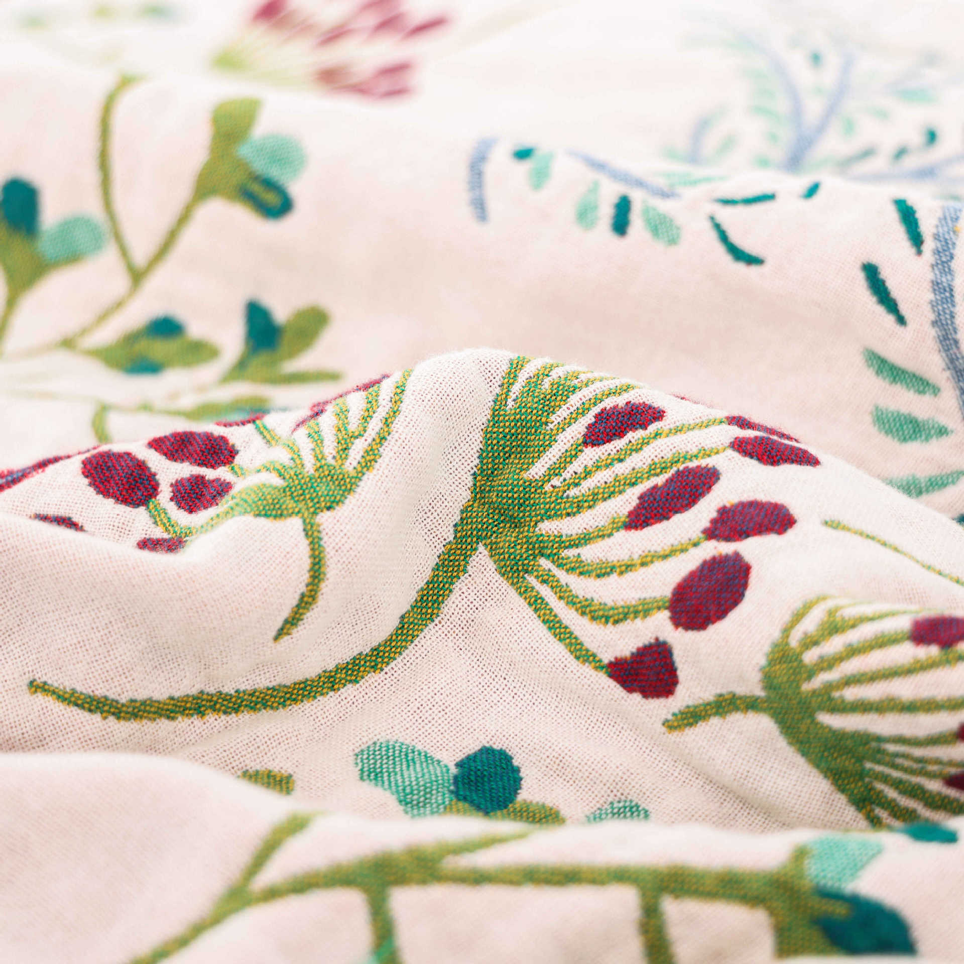 Picture of Towel Quilt Bed Sheet Cotton Summer Quilt Sofa Cover Blanket Nap Small Blanket Jacquard Air-conditioning Quilt Cotton Gauze