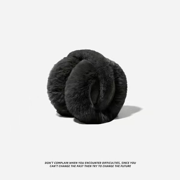 Picture of Plush earmuffs winter women's fashion winter warm Earmuffs Ear protection earmuffs foldable anti-freezing earmuffs for students 2