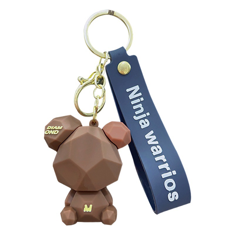 Cartoon Creative Car Keychain School Bag Pendant Small Jewelry Exquisite Couple Small Gift Wholesale Internet Red Key Chain