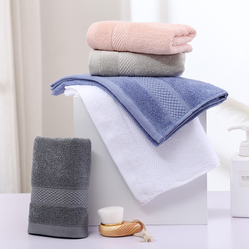 Picture of Face Towel Pure Cotton Thickened Absorbent Wedding Home Hotel Bathroom Student Children Wholesale Face Towel Supplies