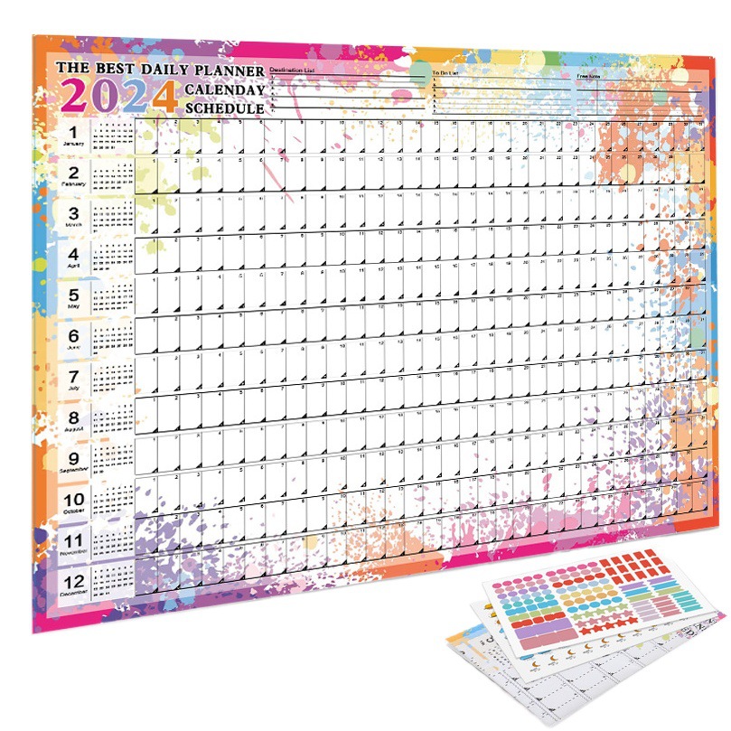 Picture of 2026 Full Year English Edition Desk Calendar Korean Version Desktop Wall Calendar Creative Simple Planner Amazon