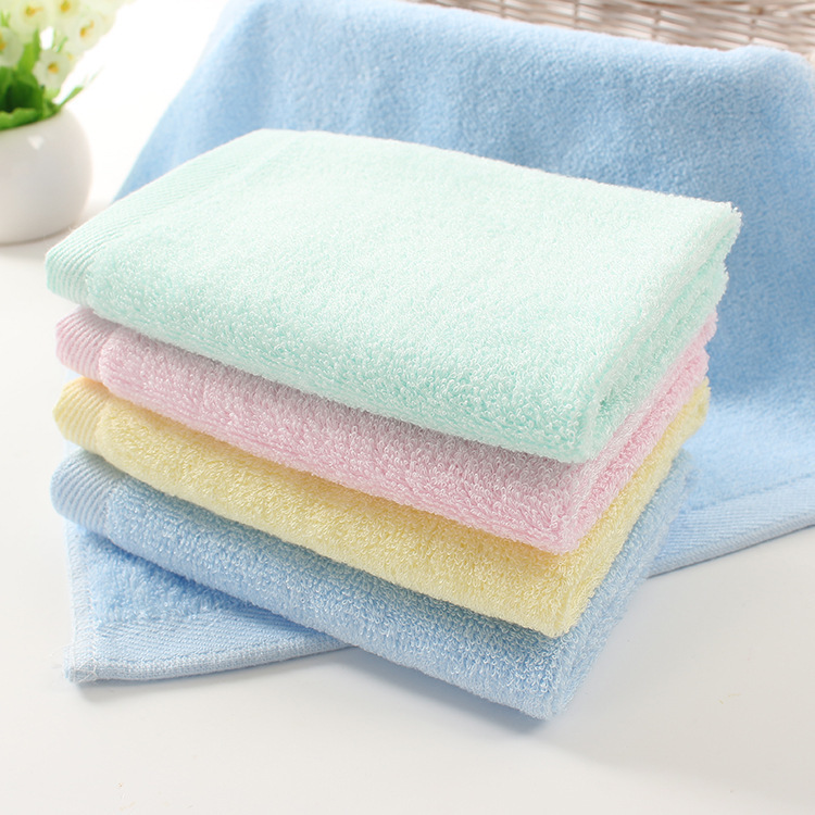 Picture of Elegant bamboo fiber towel square wholesale baby children wipe saliva thickened men and women wash bamboo fiber Square