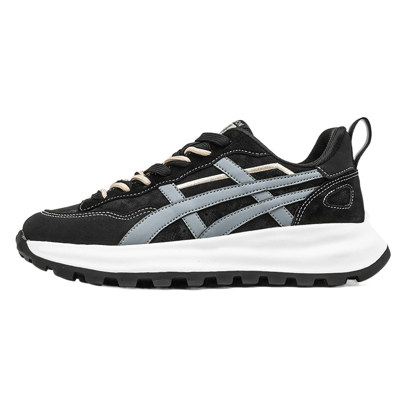 Men's Winter Breathable Trbottomy Brand Versatile Casual Dad Shoes Youth Sports Running Non-Slip Thick Sole Heightening Trbottomy Shoes