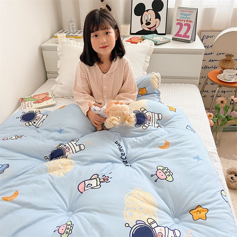 Picture of mikiA Knitted Cotton Soybean Quilt Spring and Autumn Quilt Baby Cotton Children's Quilt Thickened Warm Winter Quilt