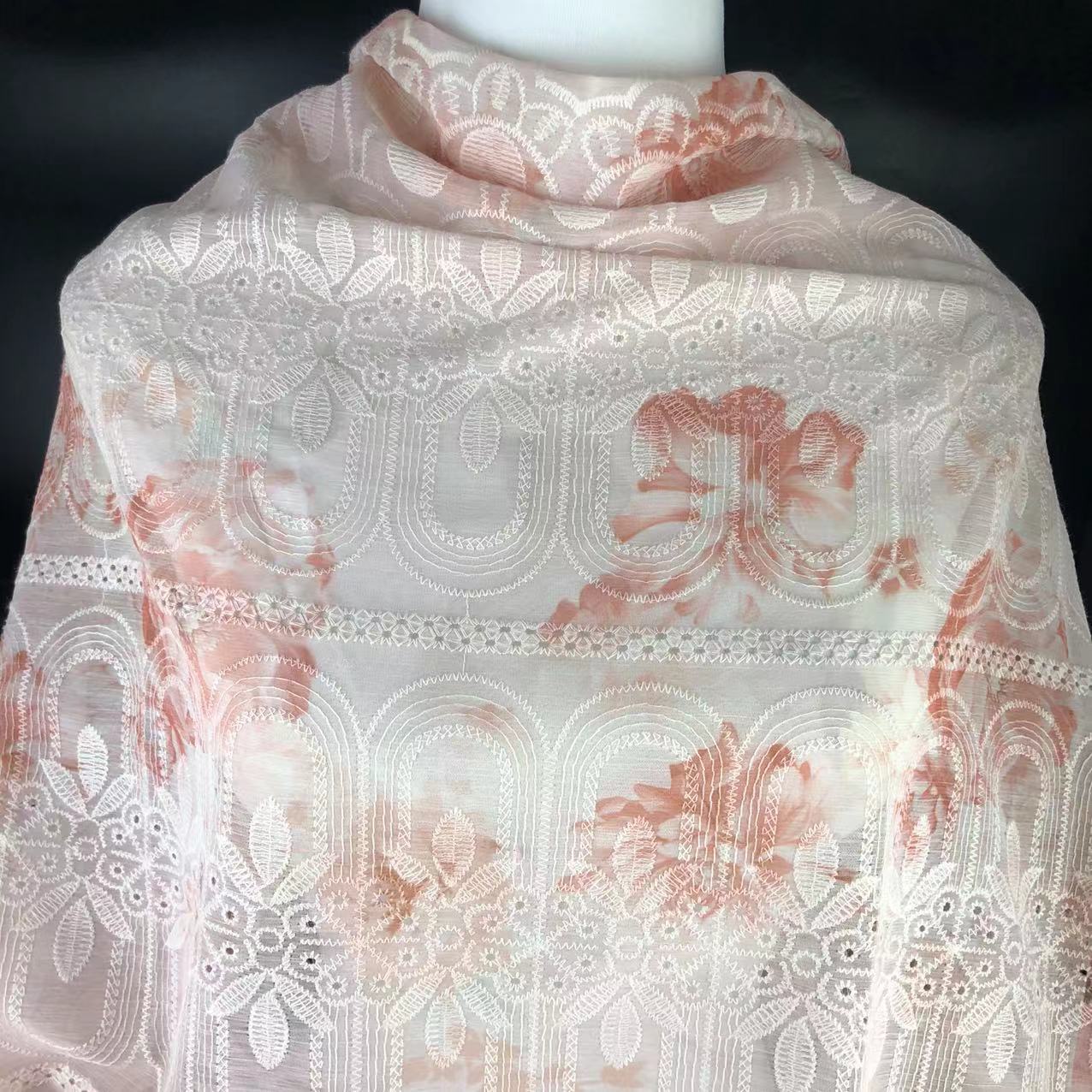 Xiaojun Textile Floral Pattern Computer Embroidery Printed Fabric Chinese Print Children's Clothing Fabric Dress Han Dynasty