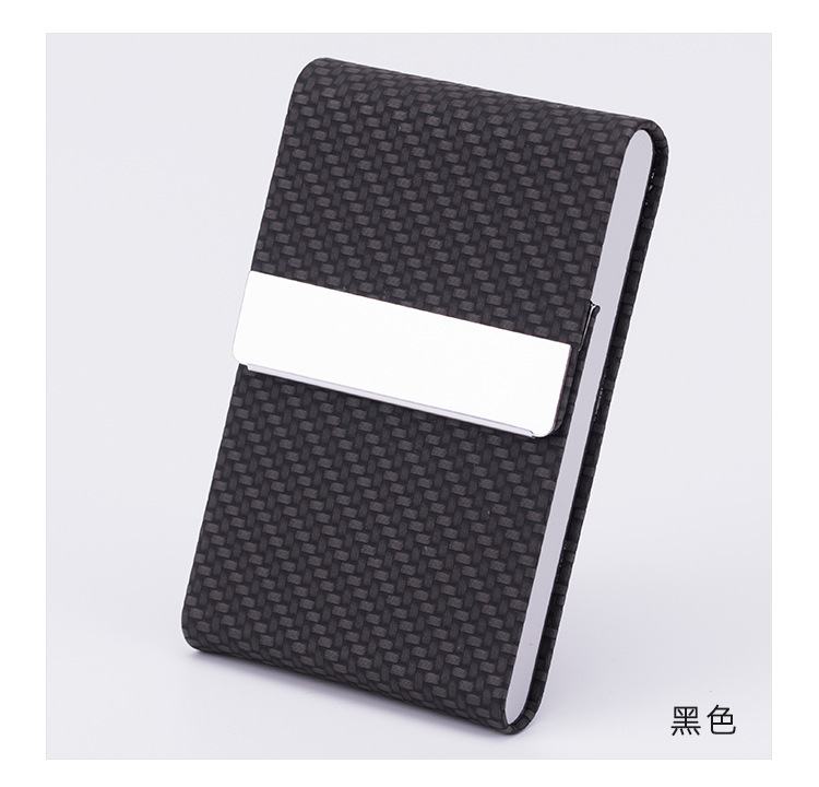 Picture of Amazon Amazon hot PU business card bag business card case Card Case full leather business card case magnetic card holder