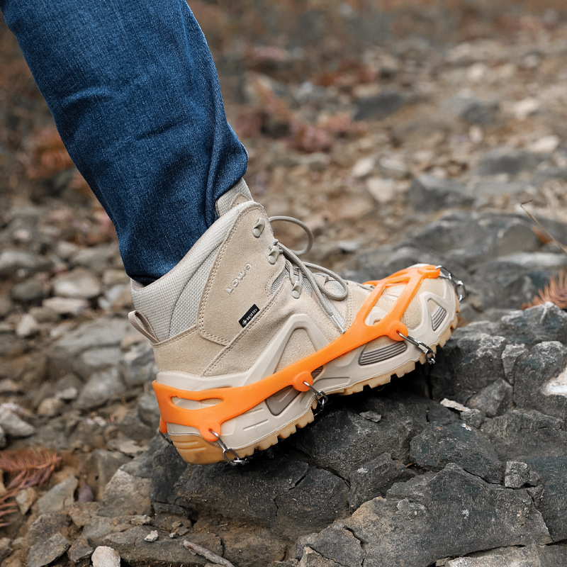 Picture of Wholesale Outdoor Snow Non-slip Shoe Cover Shoe Chain Eight Teeth 8 Teeth Reinforcing Ice Claw High Quality Latex Delivery Storage Bag