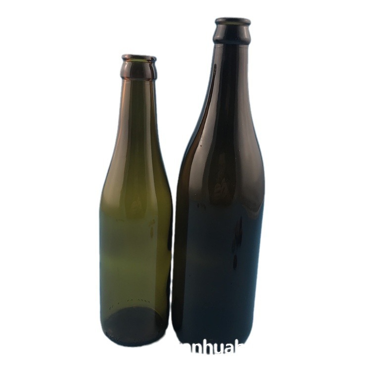 Picture of Factory supply 500ml yellow rice wine glass bottle brown glass dark beer bottle 0.50kg soda bottle Hanhua