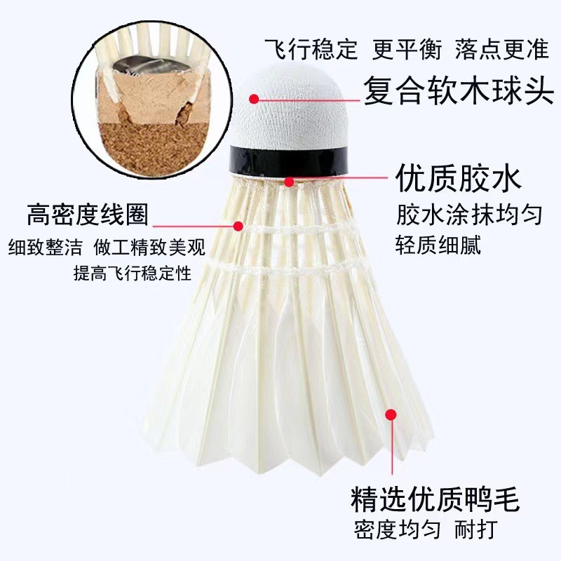 Picture of Source factory non-standard ball badminton water duck full circle three-level resistance to play stable feel good venue factory outlet