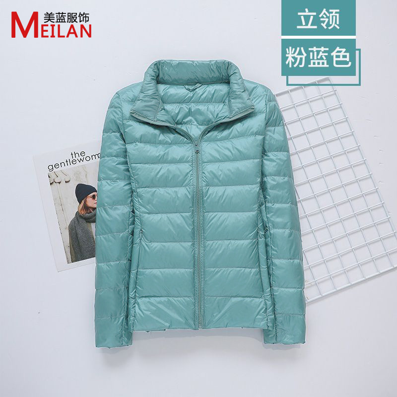 Picture of Women's down Jacket 2025 New Short Style Lightweight Thickened Warm Slim Fit Korean Style White Duck down Fashion Coat Wholesale