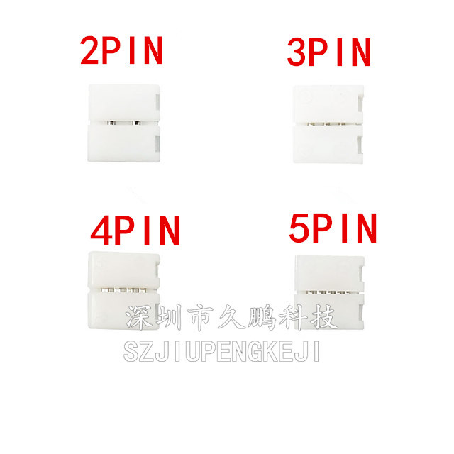 4p 10mm 5050 RGB LED bare board light bar welding-free buckle connector light strip Wireless joint
