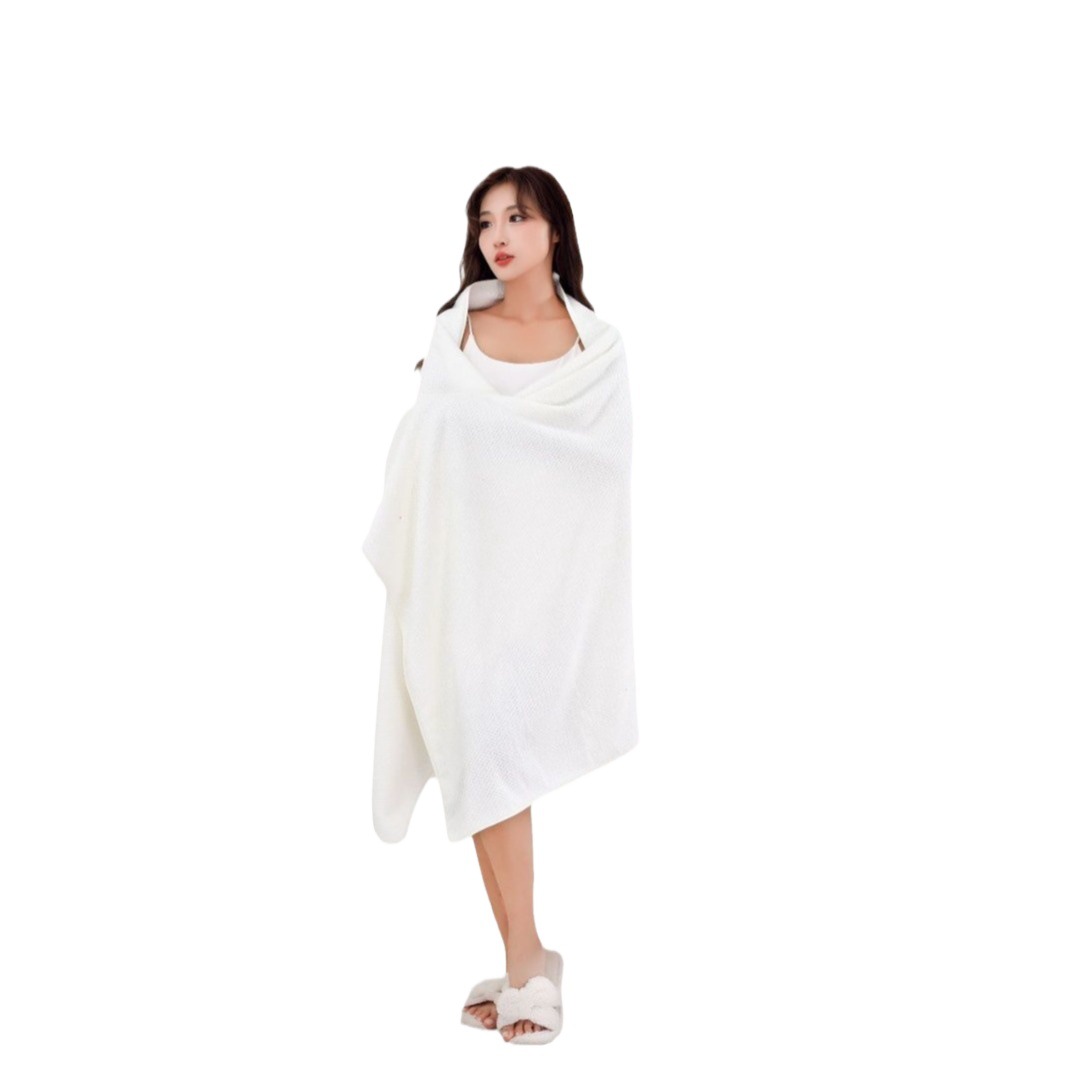 Picture of Coral Velvet Bath Towel Thickeneded and Enlarged Plain Color 90*180 Household Adult Men and Women Bath Absorbent Wrap Vacuum Delivery