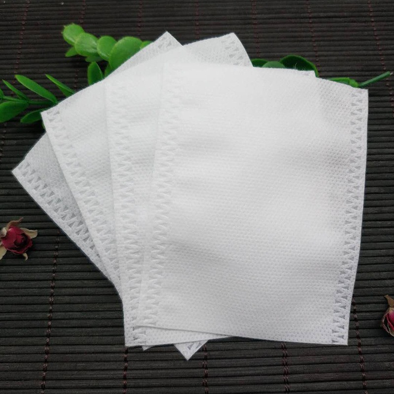 Wholesale 9*10cm Flat Flap Pocket Pants Disposable Filter Heat-Sealed Slag Bag Brine Boiled Decoction Bag Non-Woven Tea Bag