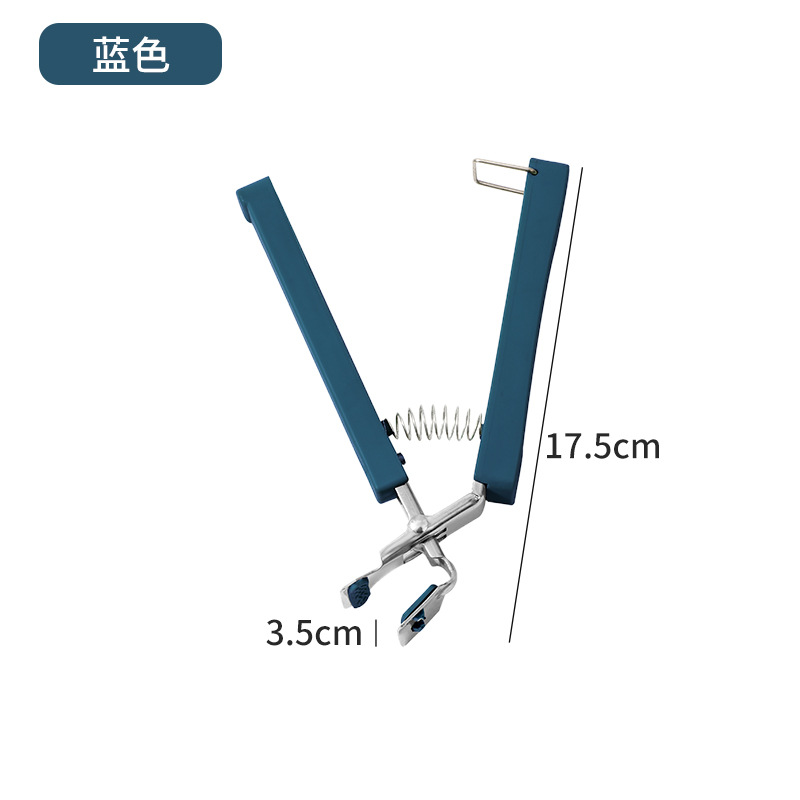 Picture of Small Wholesale Stainless Steel Household Anti-Scalding Three-Piece Set Steamer Plate Clamp Anti-Slip Plate Lifter Basin Clamp Artifact Dishes