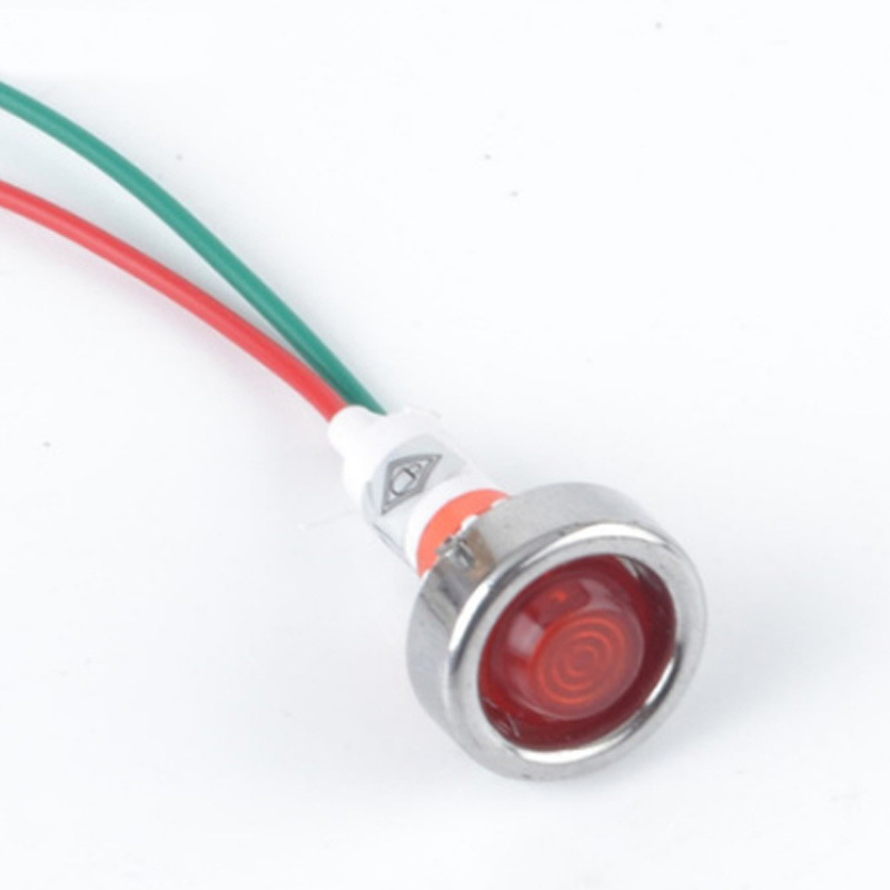 Picture of LED with line signal light power indicator DC12V 10mm red Green Yellow Blue White