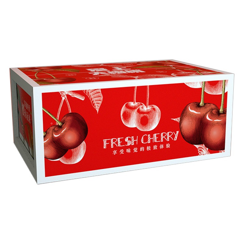 2.5kg Cherry Insulated and Fresh-Keeping Express Delivery Box Foam Box Fruit Gift Box Foam Box Cherry Packaging