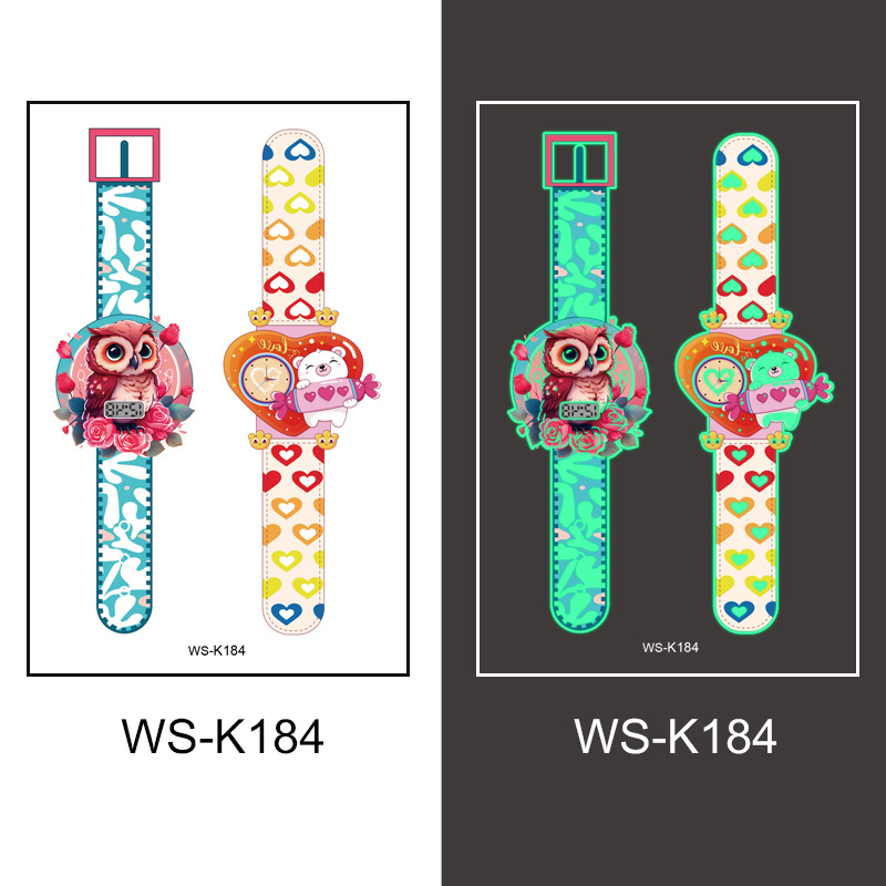 Picture of New cross-border waterproof children luminous watch tattoo stickers for boys and girls luminous watch tattoo stickers wholesale