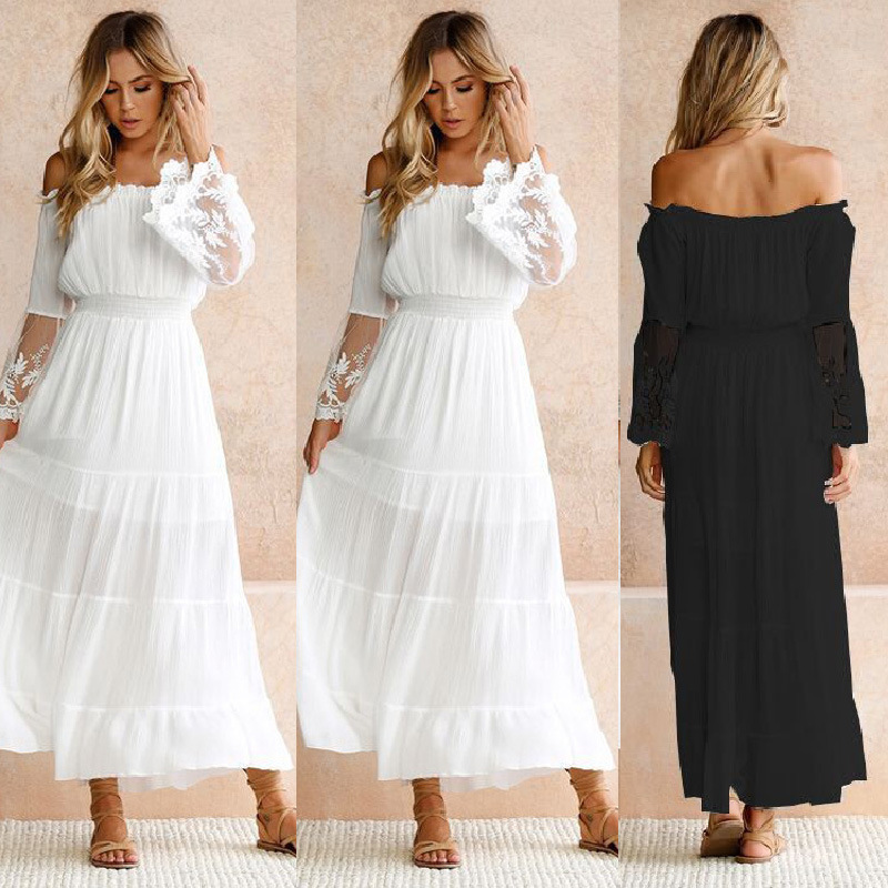 Bohemian Lace chiffon Dress Posey Chiffon Lace Classical Women's Dress
