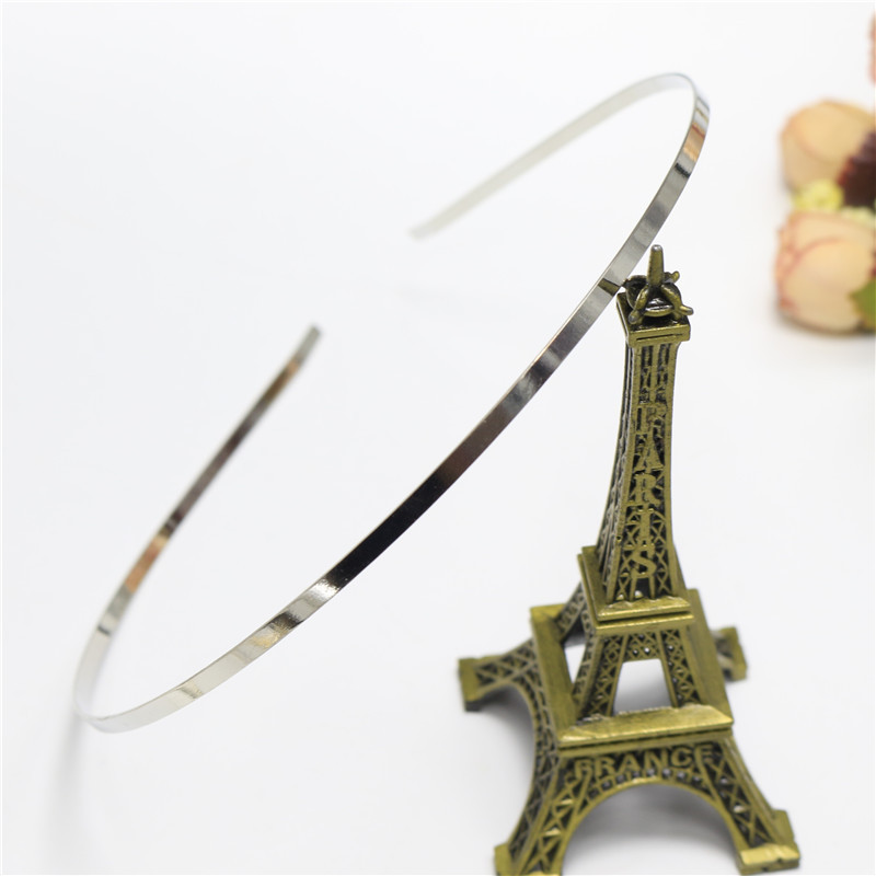Picture of DIY hair accessories hair band accessories wholesale thick plated black gold silver copper accessories hair band