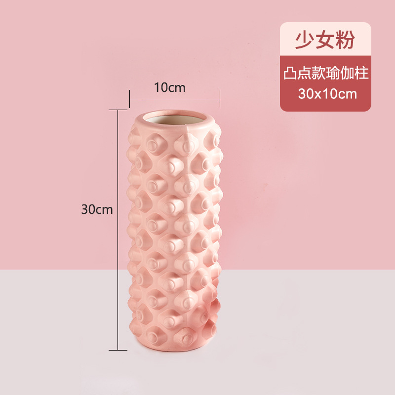 Picture of Factory sales hollow yoga column Mace EVA foam shaft muscle relaxer fitness massage stick roller barrel