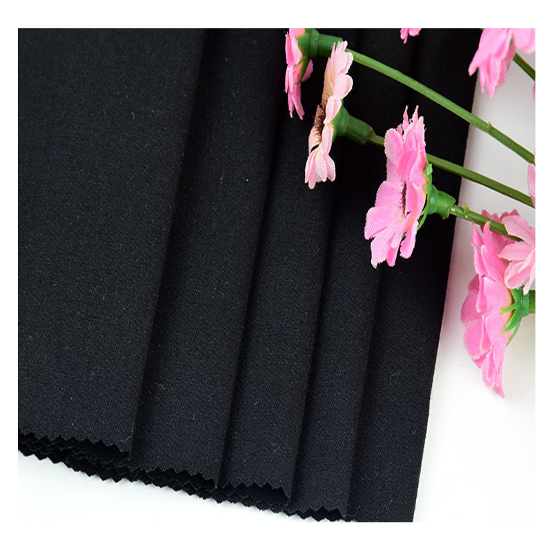Nylon Cotton Windbreaker Fabric New Women's High-end Fashion Autumn and Winter Plain Cotton Brocade Suit Trousers Fabric