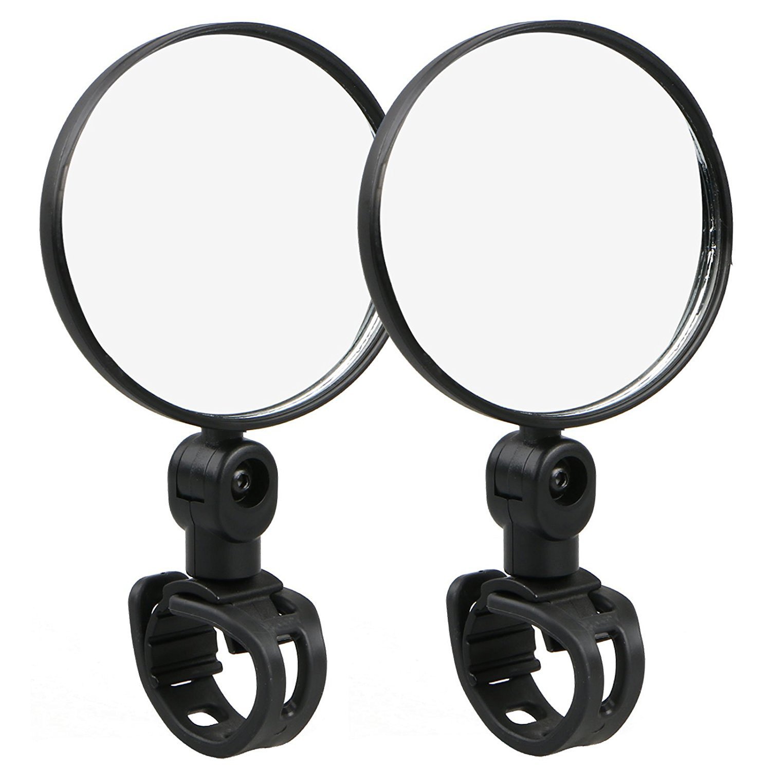 Bicycle Rearview Mirror wide-angle convex mirror bicycle reflector mountain bike rearview mirror silicone handle rearview mirror
