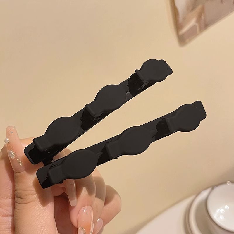 Picture of Flocking Hair Clip Women's Front Head Bangs Clip Side Clip Short Hair Transition Artifact Broken Hair Clip Duckbill Clip Headdress