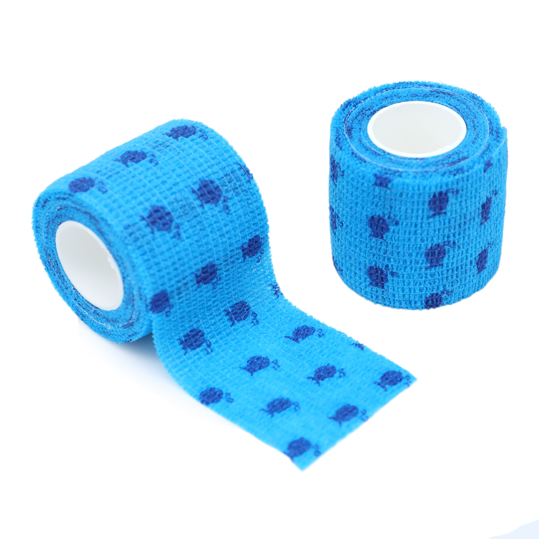 Picture of Factory wholesale non-woven self-adhesive elastic elastic bandage sports protection ankle pet print finger bandage