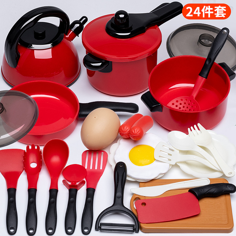Picture of Children play house simulation kitchen cutting toys girls cooking boys and girls baby cutting fruit cooking set