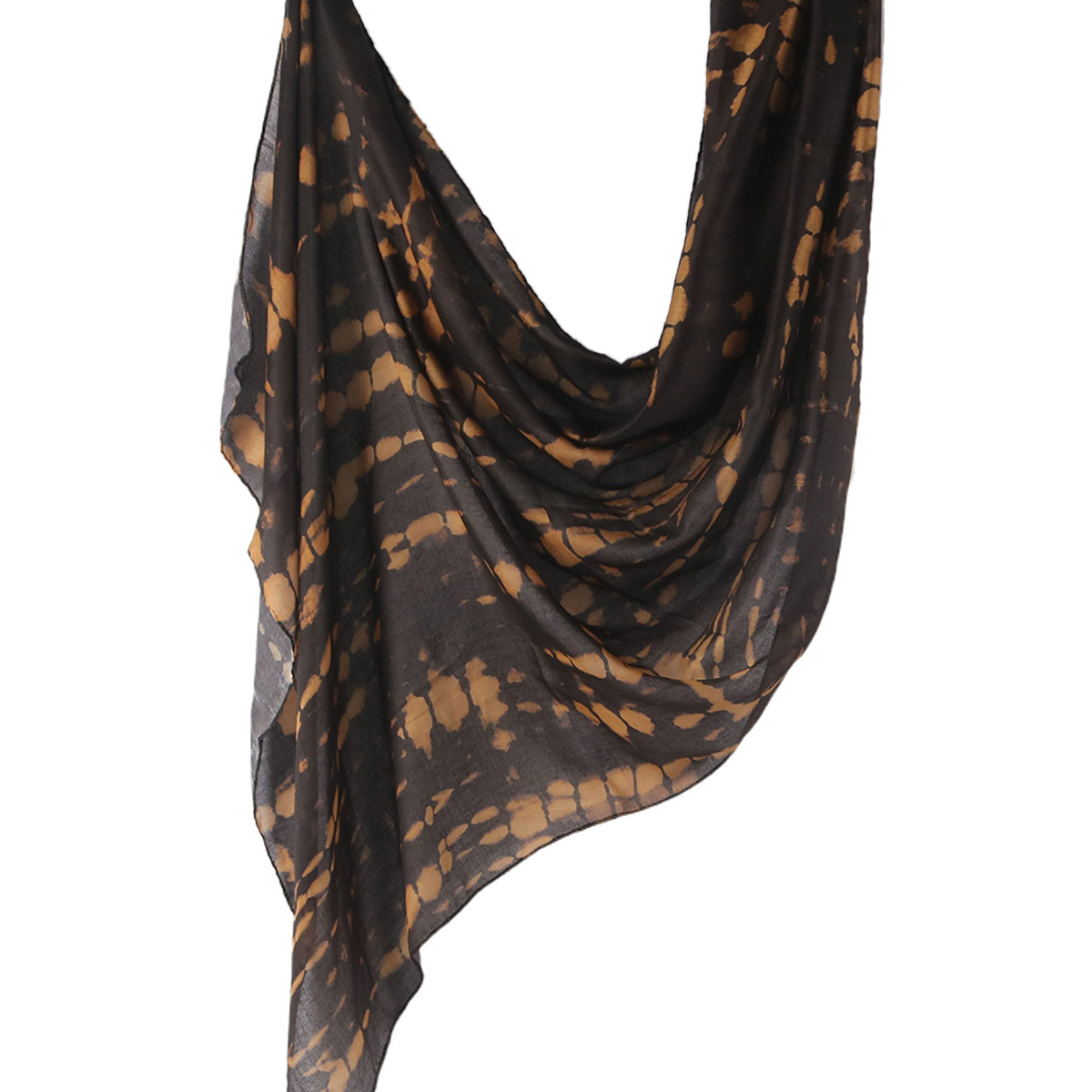 Picture of Best-Selling Watercolor Tie-Dye Cotton Scarf Arabian Satin Polyester Long Scarf Turkish Middle Eastern Scarf