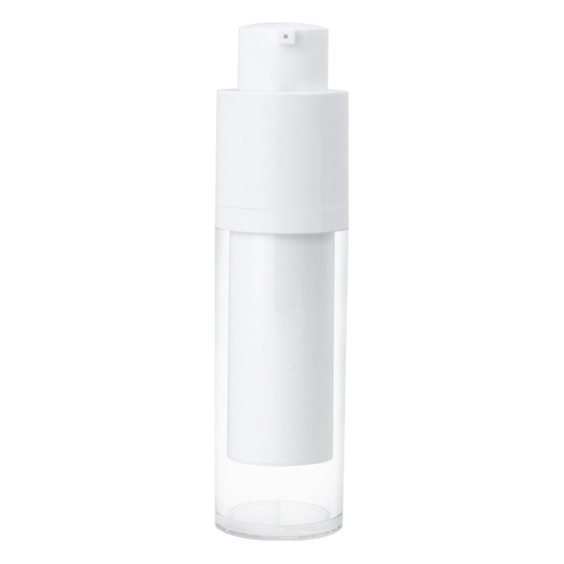 In stock 15/30/50ML double-layer rotating vacuum bottle AS pressing lotion bottle liquid foundation bottle cosmetic packaging material