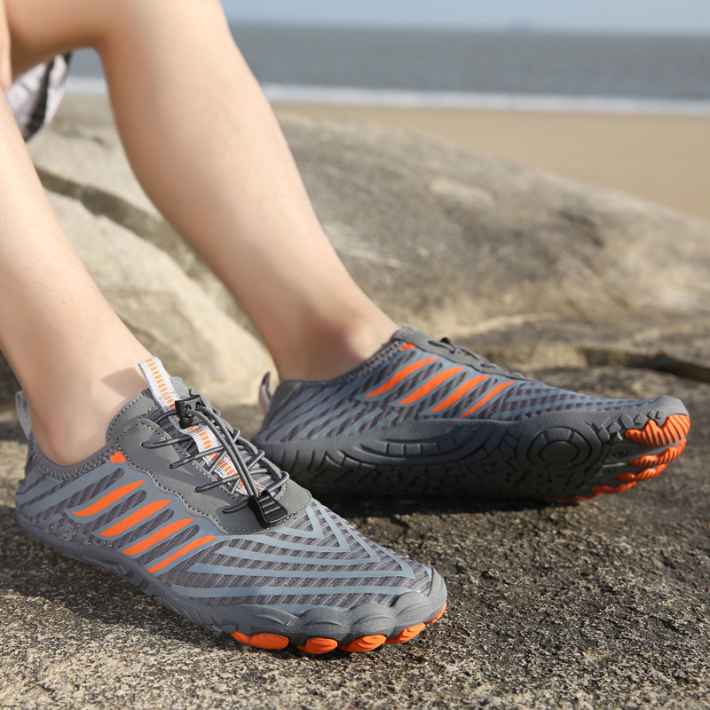 Picture of New Outdoor Plus Size Diving Swimming Stream Tracing Shoes, Beach Shoes, Water Shoes, Women's Five-Toe Shoes, Men's Jump Rope Hiking Shoes