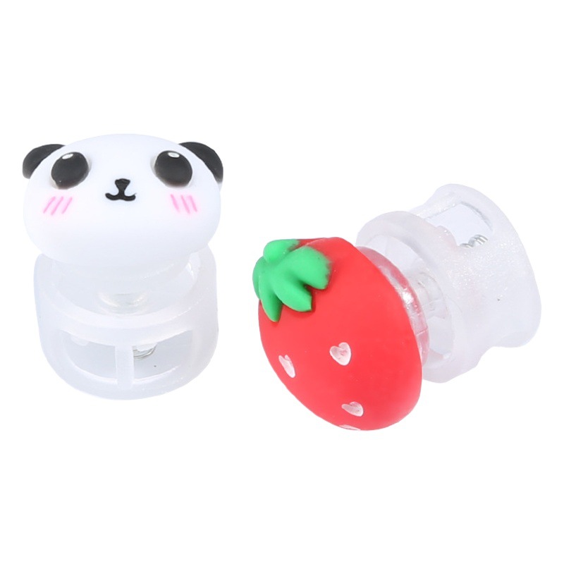 Shoes Tie-free Spring Buckle Shoelace Buckle Fixing Artifact Children's Sneakers Lazy People Tie-free Shoelace Rope Button Cartoon