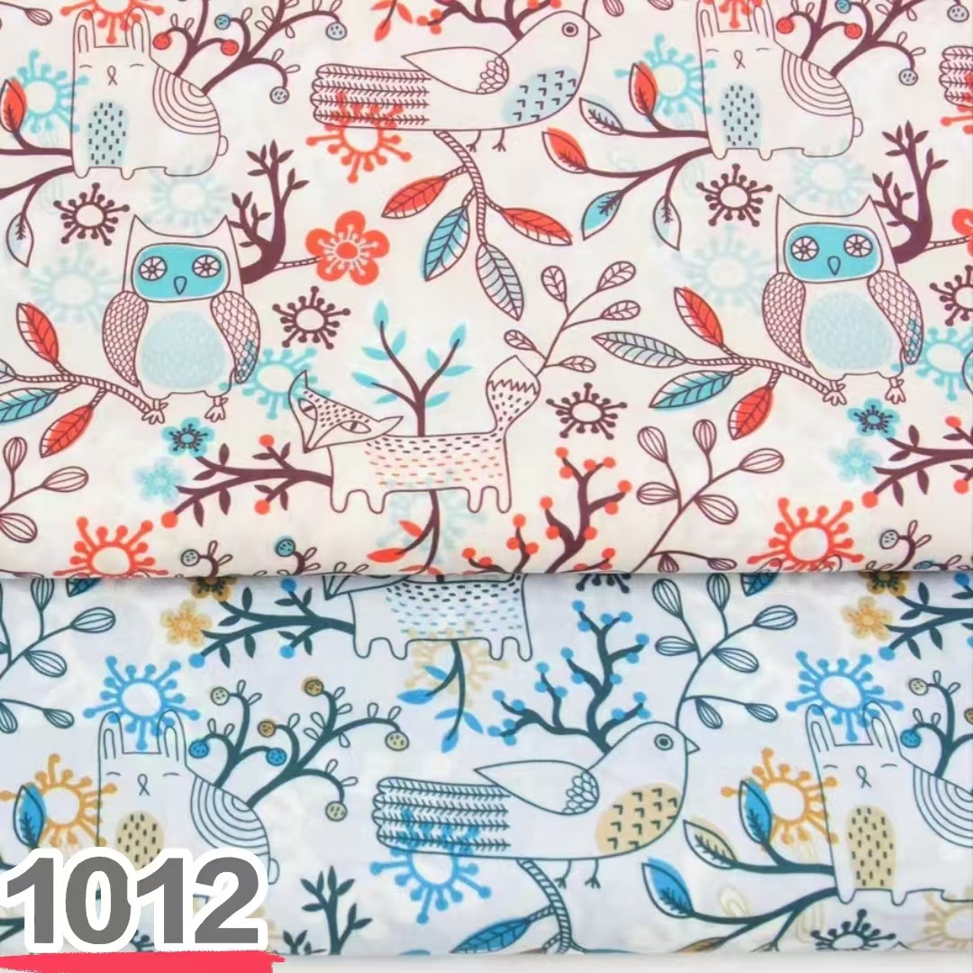 Pure Cotton 60-Count Active Digital Printing Fabric Technology Spring & Fall Women's Clothing Children's Clothing Dress Shirt Fabric Available in Stock