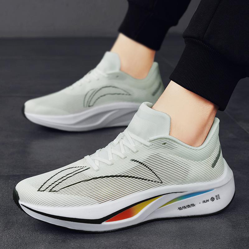 Summer running shoes men's carbon plate shock absorption small size sneaker breathable couple casual travel shoes professional ultra-light running shoes